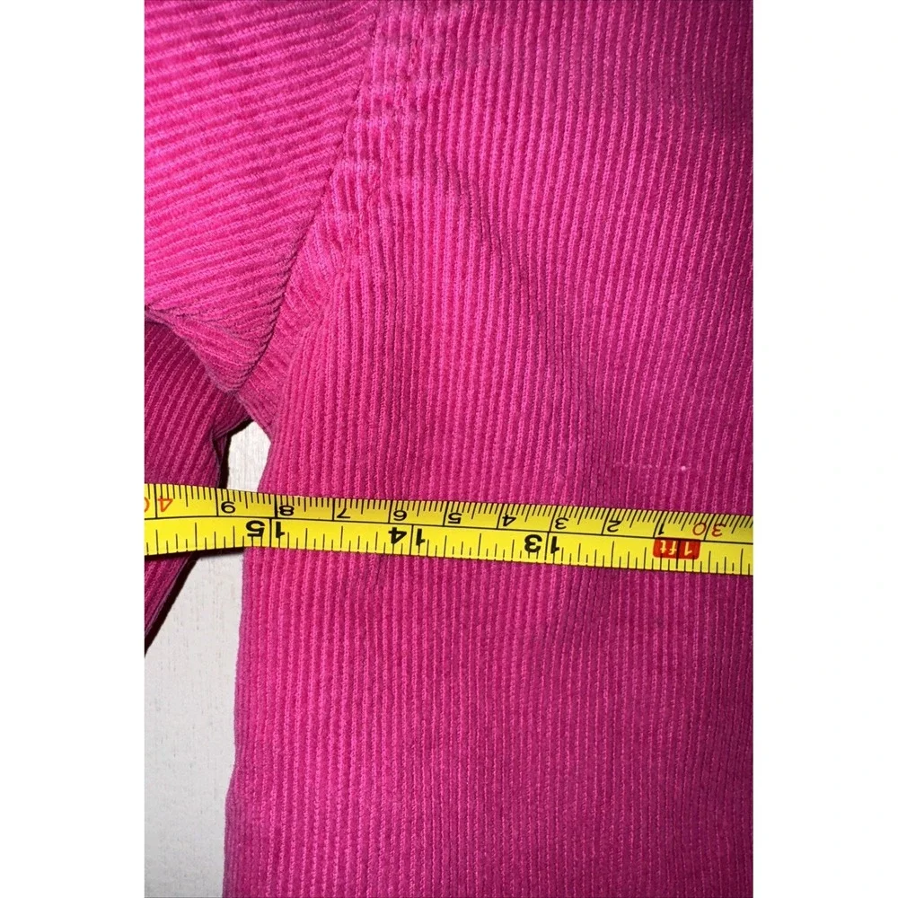 Gymboree Corduroy Jacket Lined Hot Pink Orange Toggles Pockets Girls 7/8 2011